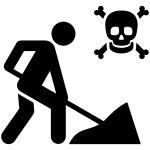 Archaeological Exhumantion Work SVG Icon